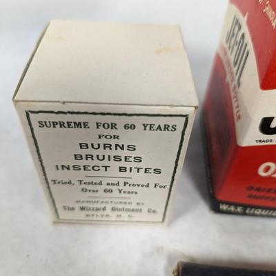 Vintage Advertising Collection Wizard Ointment Bixby Jet-Oil Lighthouse Cleanser Visualizer Choice A