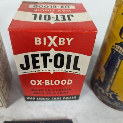 Vintage Advertising Collection Wizard Ointment Bixby Jet-Oil Lighthouse Cleanser Visualizer Choice A