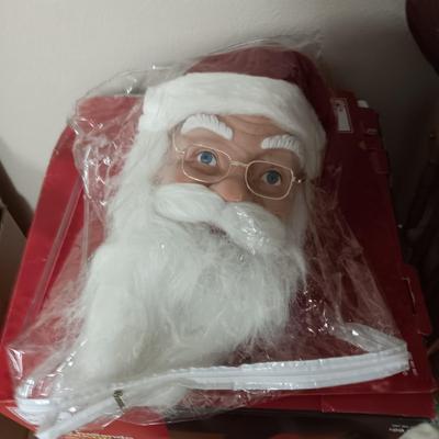 6 FOOT ANIMATED DANCING SANTA AND AN ADULT SANTA COSTUME