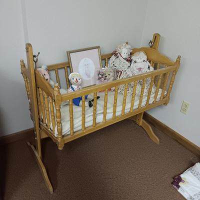 BABY CRADLE WITH EXTRAS