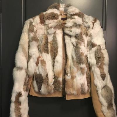 Anne Klein Rabbits Fur jacket 