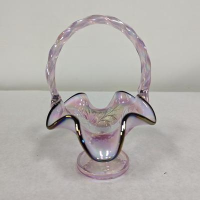 Fenton Colonial Rose Basket