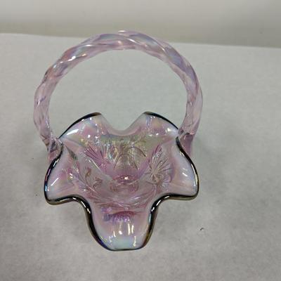 Fenton Colonial Rose Basket