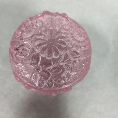 Fenton Floral Covered Trinket Box