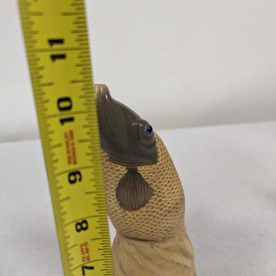 Genuine Hand Carved Buffalo Horn Fish