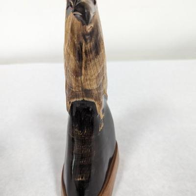 Genuine Hand Carved Buffalo Horn Eagle