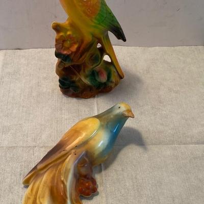 Vintage Wall Pocket and Statue