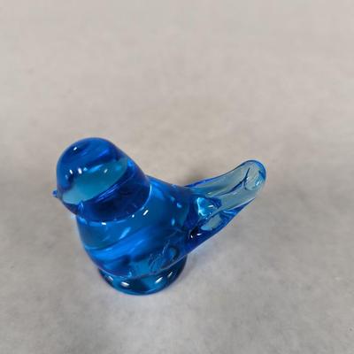 Blue Bird Of Happiness Signed Dated Ron Ray 1980"s