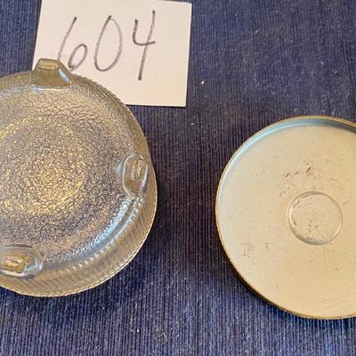 Vintage Vanity Jar and Tin