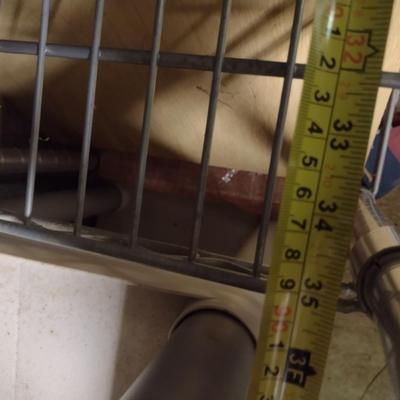 Metal Adjustable Four Shelf Unit- Approx 35" x 14" x 55" Tall