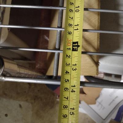 Metal Adjustable Four Shelf Unit- Approx 35" x 14" x 55" Tall