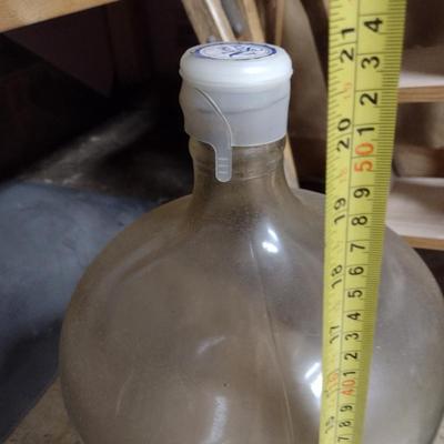 Pair of Glass Demijohns (Choice D)