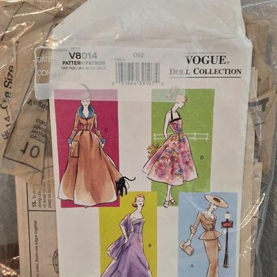 Vintage Doll Clothing Patterns for Barbie
