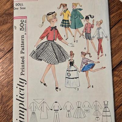 Vintage Doll Clothing Patterns for Barbie