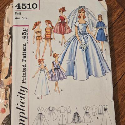 Vintage Doll Clothing Patterns for Barbie