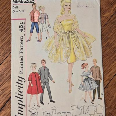 Vintage Doll Clothing Patterns for Barbie