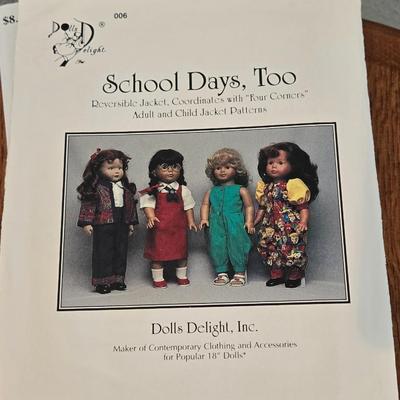 American Girl Doll Size Clothing Patterns