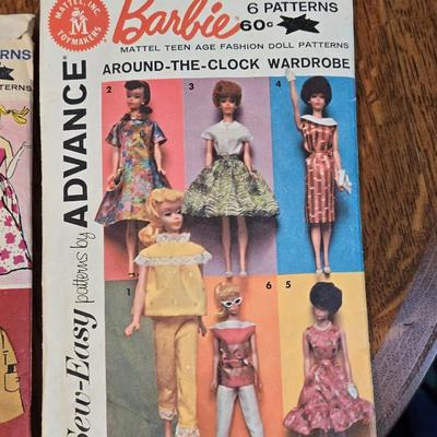 Vintage BARBIE Clothing Patterns