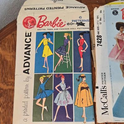 Vintage BARBIE Clothing Patterns
