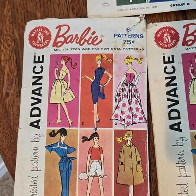 Vintage BARBIE Clothing Patterns