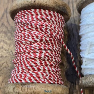 Ribbon, Trim and Baker's Twine on 4" Wood Spools