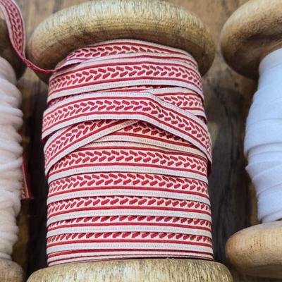 Ribbon, Trim and Baker's Twine on 4" Wood Spools