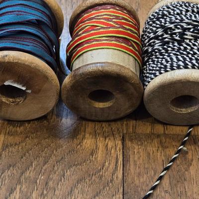 Trimmings on 4" Wood Spools