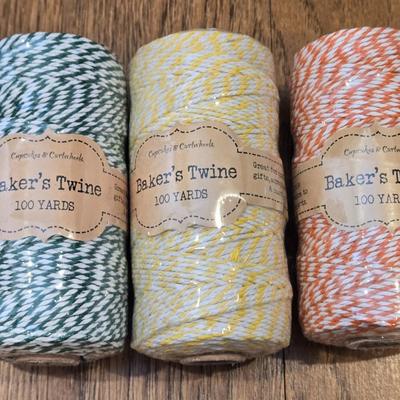 (3) New Baker's Twine