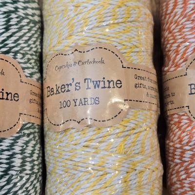 (3) New Baker's Twine