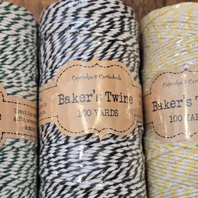 (3) New Baker's Twine