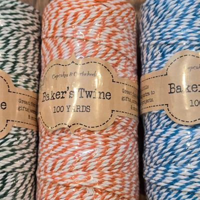 (3) New Baker's Twine