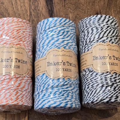 (3) New Baker's Twine