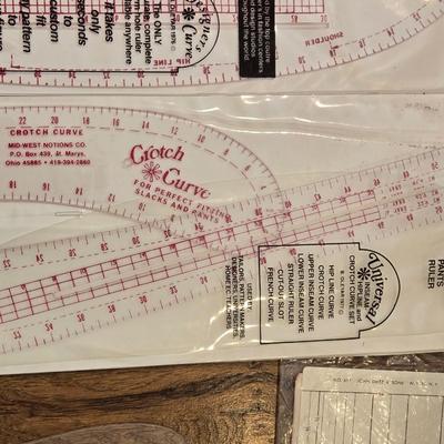 Lot of Sewing Rulers