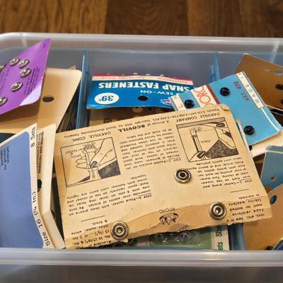 4 Part Case Filled with Sewing Accessories