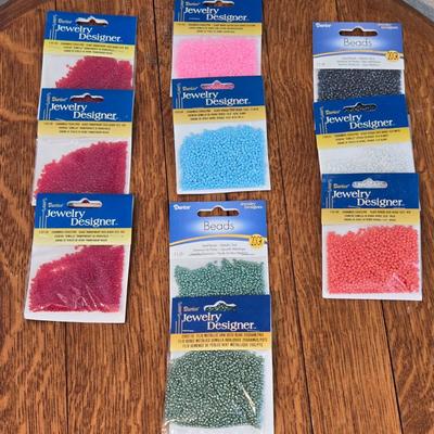 (10) New Packages of Seed Beads #1