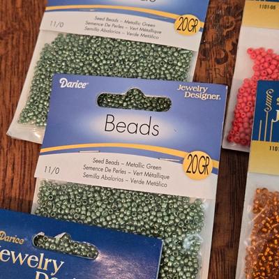 (11) New Packages of Seed Beads #2