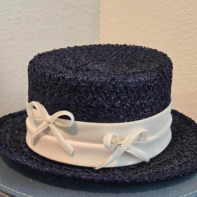 Vintage Hat Box and Hat