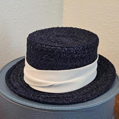 Vintage Hat Box and Hat