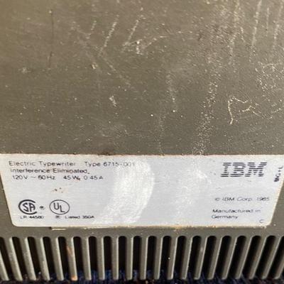 1985 IBM Typewriter