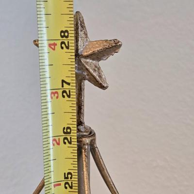 Gold Gilt Metal Christmas Tree