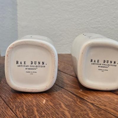 RAE DUNN Ceramic Milk Jug Vases (4)