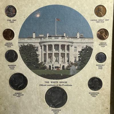 The Presidential Framed Coin Collection 20th Century as Pictured.