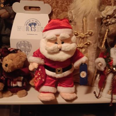 BUILD A BEAR SANTA AND OTHER CHRISTMAS CHARACTERS