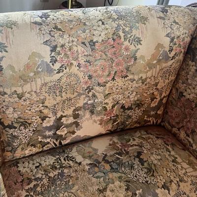 Antique Duncan Phyfe Style Couch w/Claw Feet 79" Wide, 34.5" Tall, & 27" Deep in Good Preowned Condition as Pic'd.