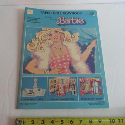 Older Pink and Pretty Barbie Paper Dolls Set, Unused, Original