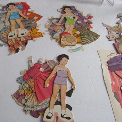 1958 Shari Lewis and 1960 Tammy Marihugh Paper Dolls, Saalfield (Ignore Lot #, Read Description)