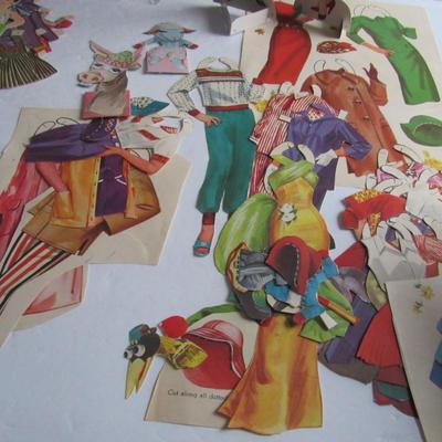 1958 Shari Lewis and 1960 Tammy Marihugh Paper Dolls, Saalfield (Ignore Lot #, Read Description)