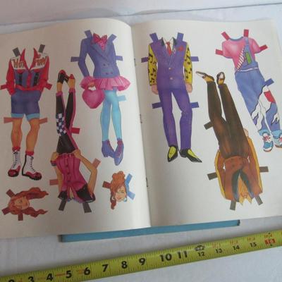 Vintage Paper Dolls Books, Snow White, 1991 and Rock Stars