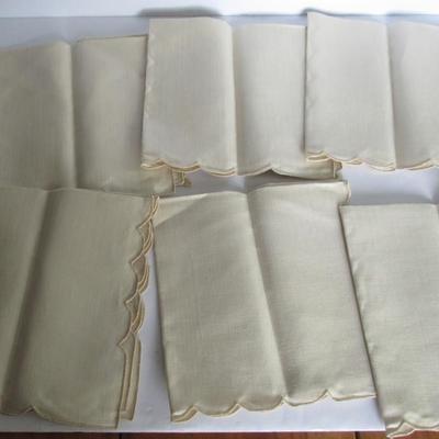 Pretty Fancy Vintage Cloth Napkins