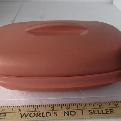 Vintage Tupperware Steamer Casserole Dish, 3 Pc